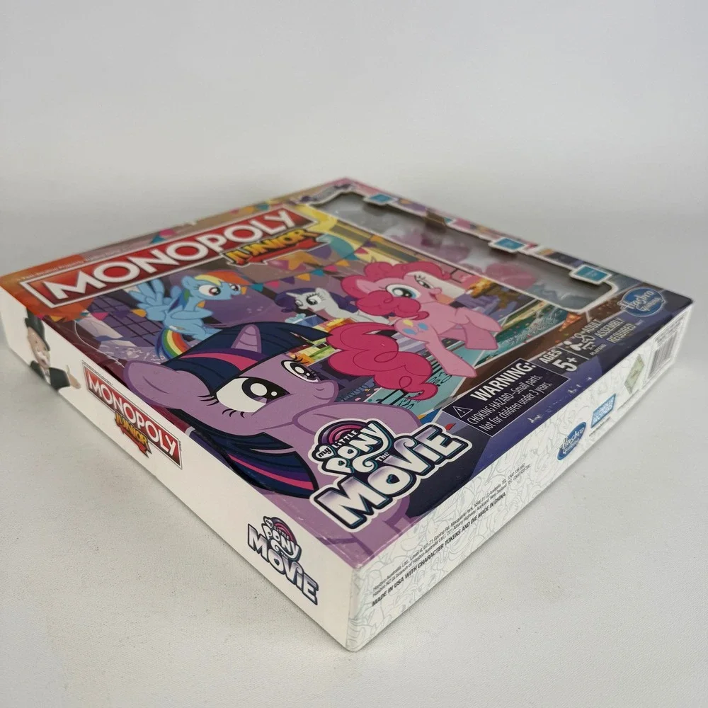 Hasbro Monopoly Junior My Little Pony The Movie Board Game B8417 Complete 2017